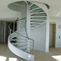 wood helicoidal stairs