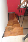 alternated steps stairs