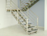 metalic stairs