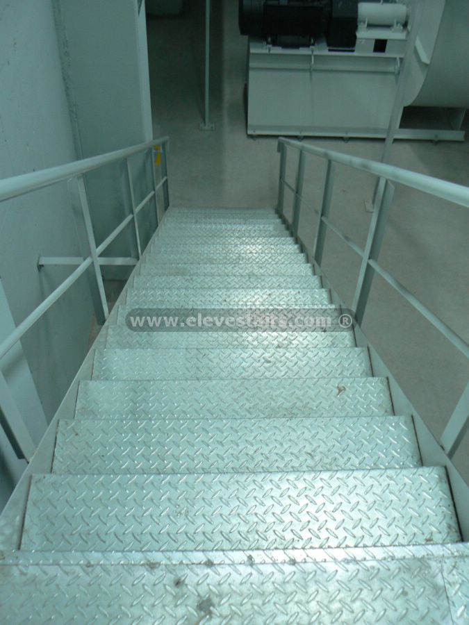 Emergency Stairs, Staircases for Emergency and Services, Fire, Safety