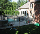 swimming pool railings