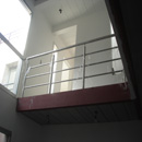 metallic railings