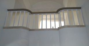 railings of stainless steel