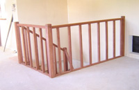 wood handrails