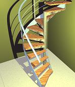 circular tape stair