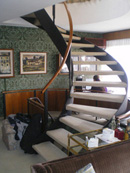 curved lines stair