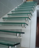 glass stairs