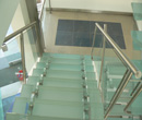 glass stair