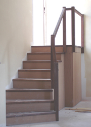 escaleras de madera