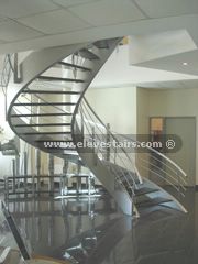 Spiral Glass Stairs
