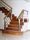 wood handrails