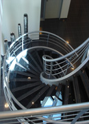 Spiral Glass Stairs